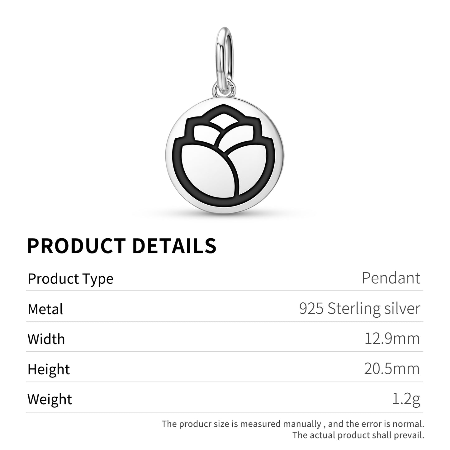 Tulip Flowers Symbols Pendant Dangle Charm