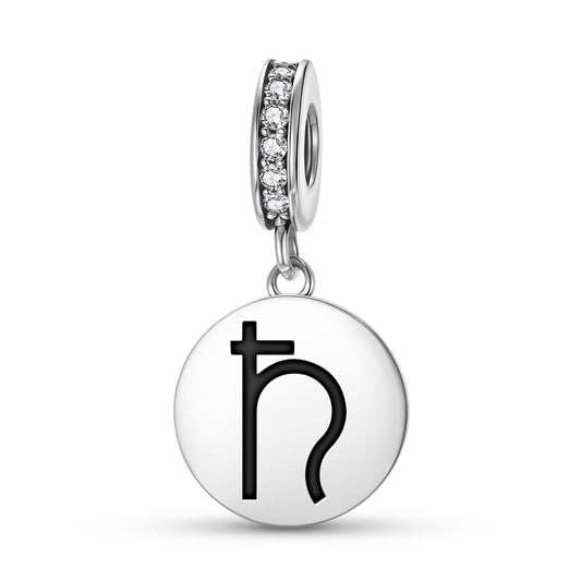 Lead Alchemy Symbols Pendant Dangle Charm