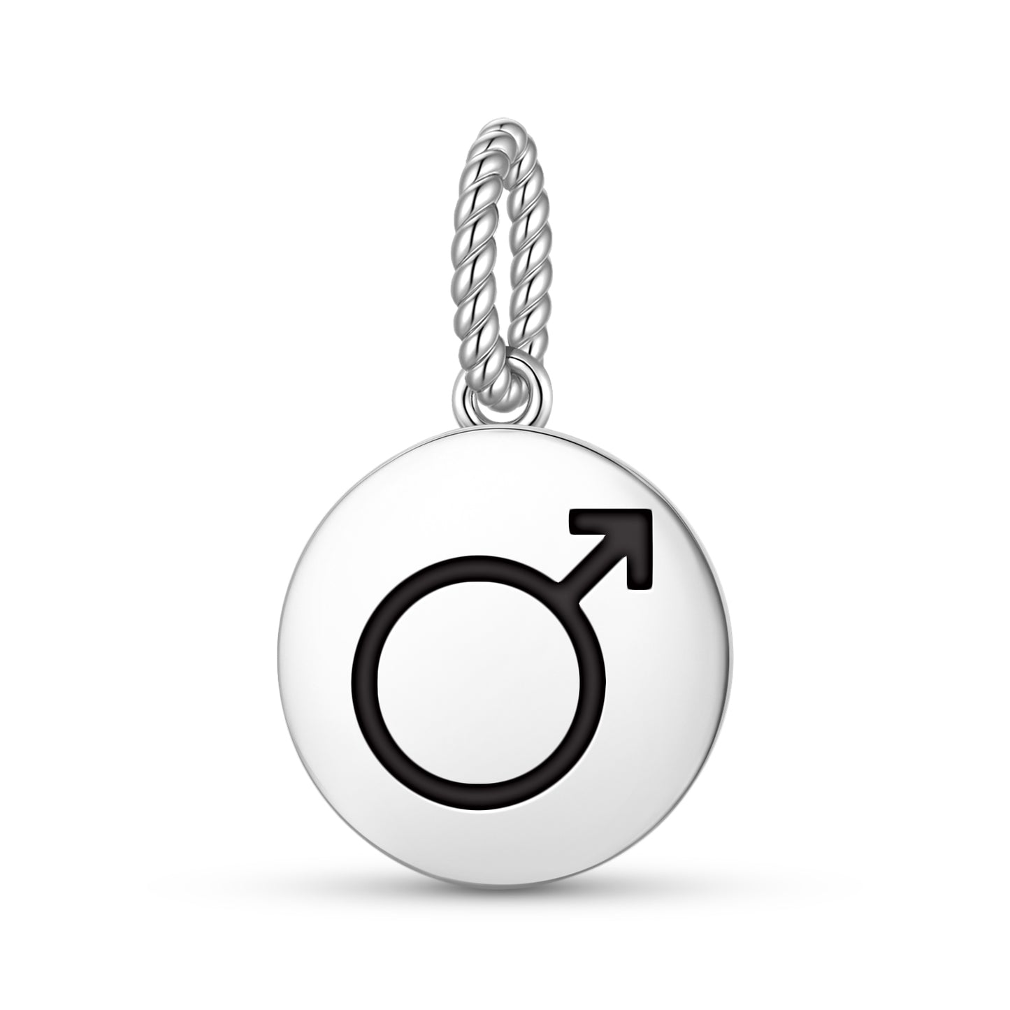 Iron Alchemy Symbols Pendant Dangle Charm