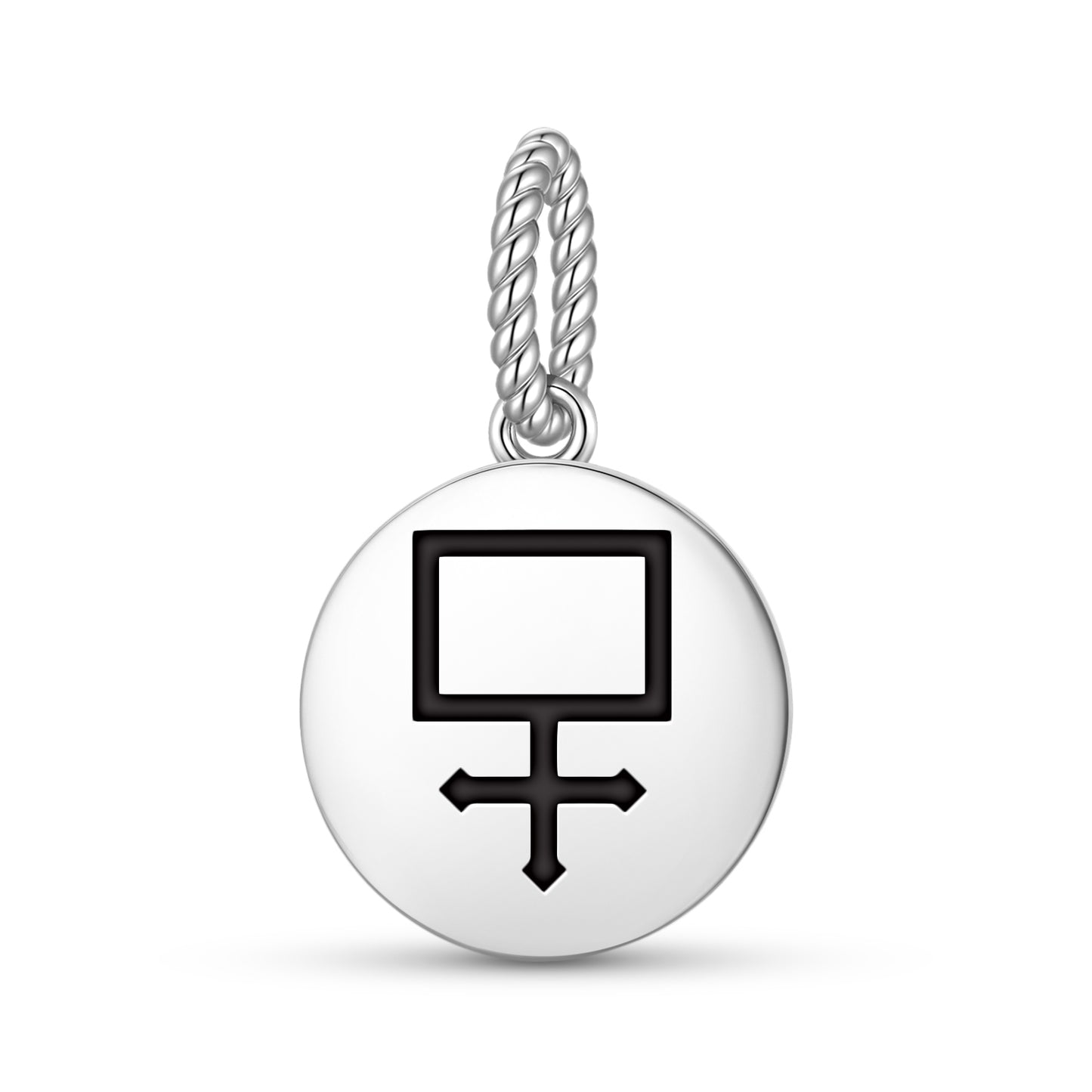 Potash Alchemy Symbols Pendant Dangle Charm