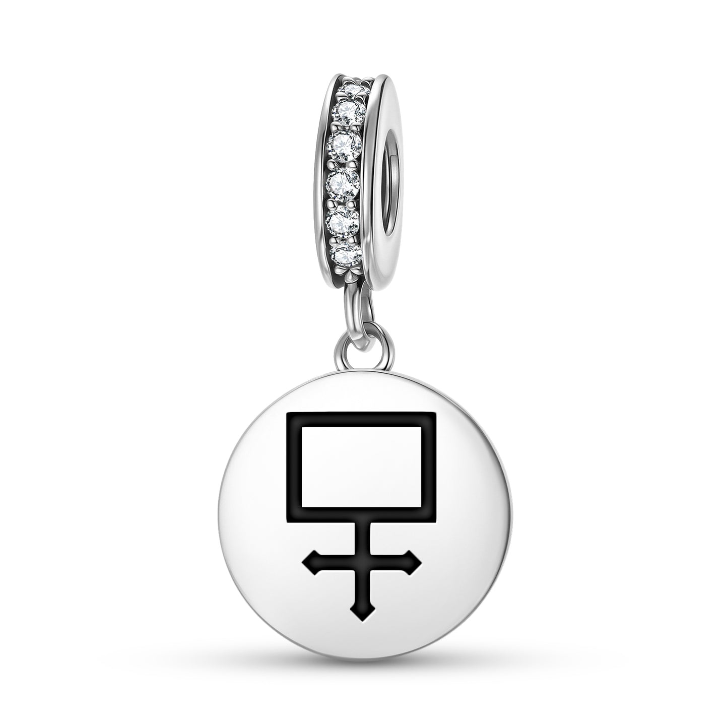 Potash Alchemy Symbols Pendant Dangle Charm