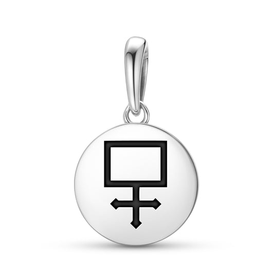 Potash Alchemy Symbols Pendant Dangle Charm