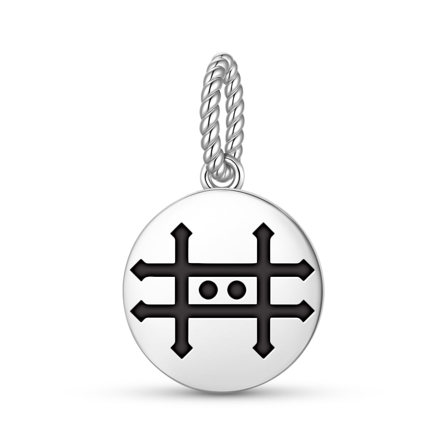 Zinc Alchemy Symbols Pendant Dangle Charm