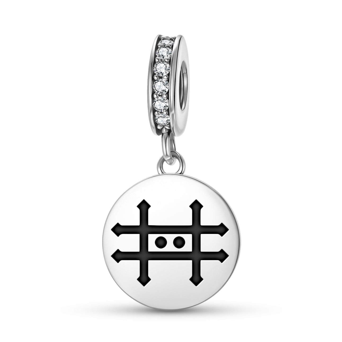 Zinc Alchemy Symbols Pendant Dangle Charm
