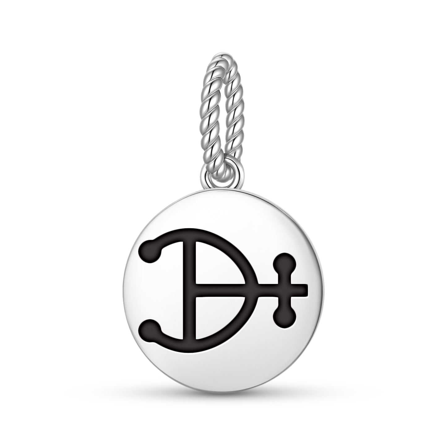 Magnesium Alchemy Symbols Pendant Dangle Charm