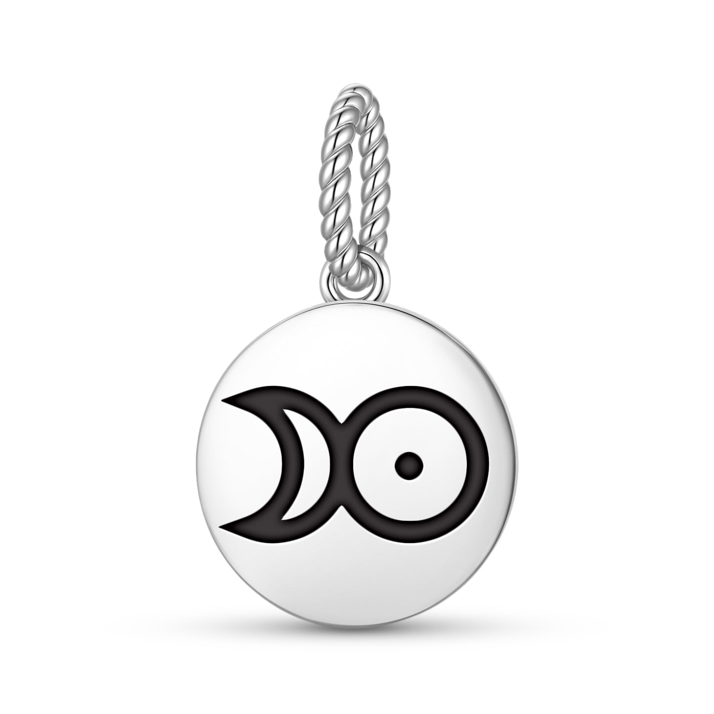 Platinum Alchemy Symbols Pendant Dangle Charm