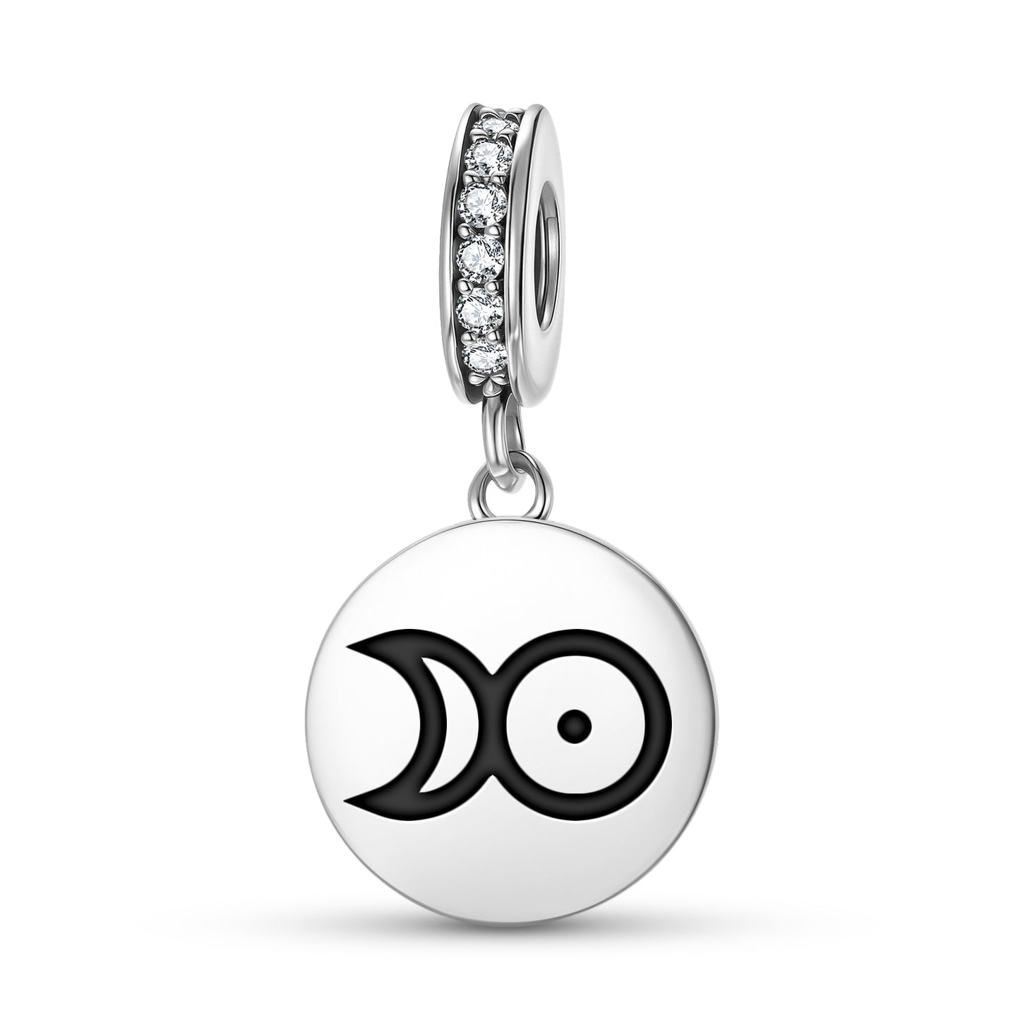 Platinum Alchemy Symbols Pendant Dangle Charm