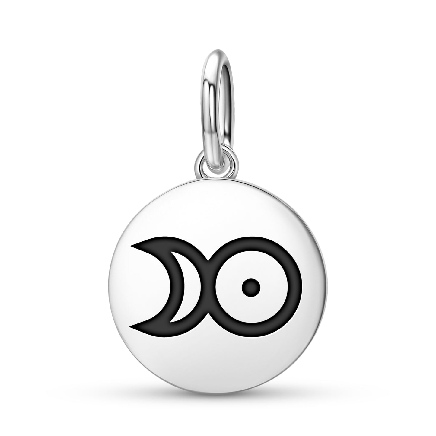 Platinum Alchemy Symbols Pendant Dangle Charm