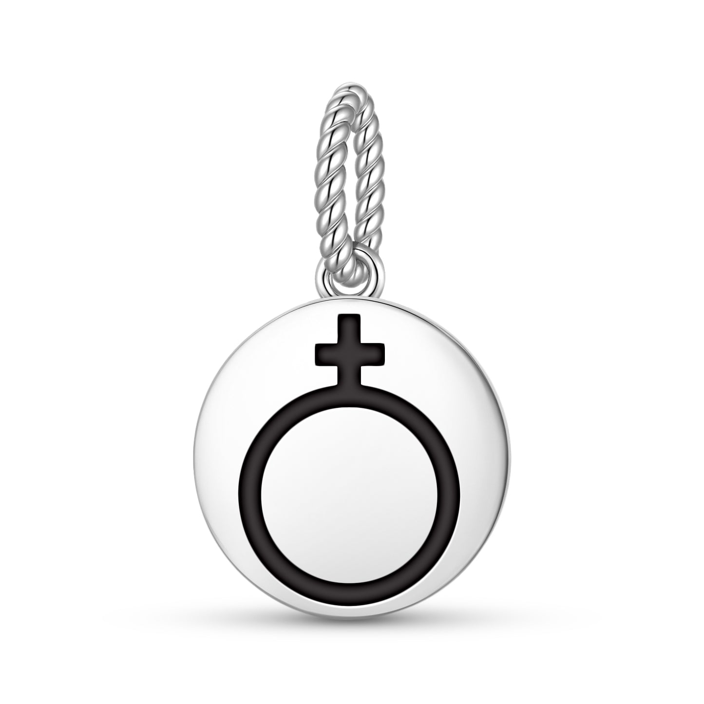 Antimony Alchemy Symbols Pendant Dangle Charm