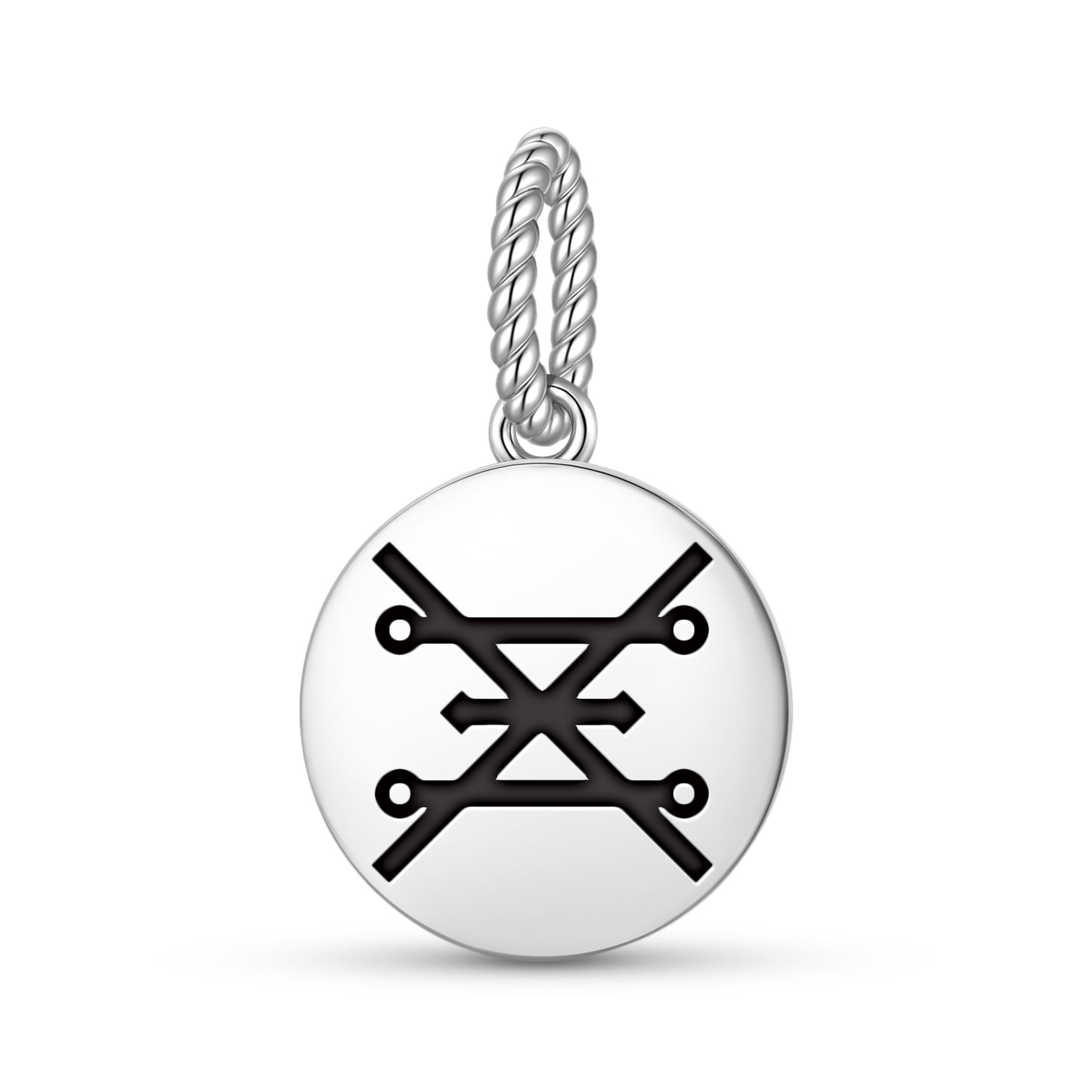 Copper Alchemy Symbols Pendant Dangle Charm