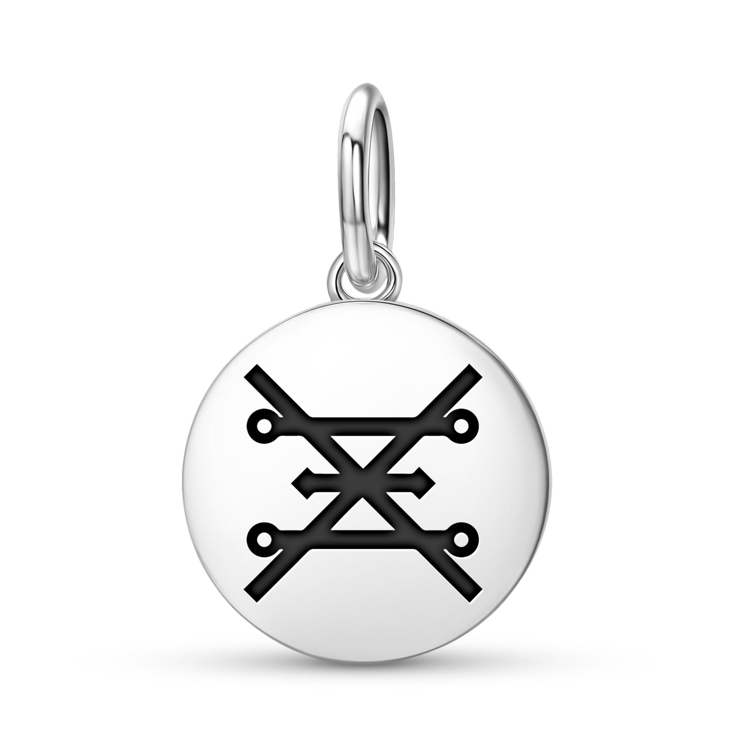 Copper Alchemy Symbols Pendant Dangle Charm