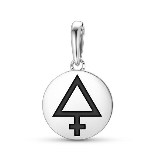 Sulphur Alchemy Symbols Pendant Dangle Charm
