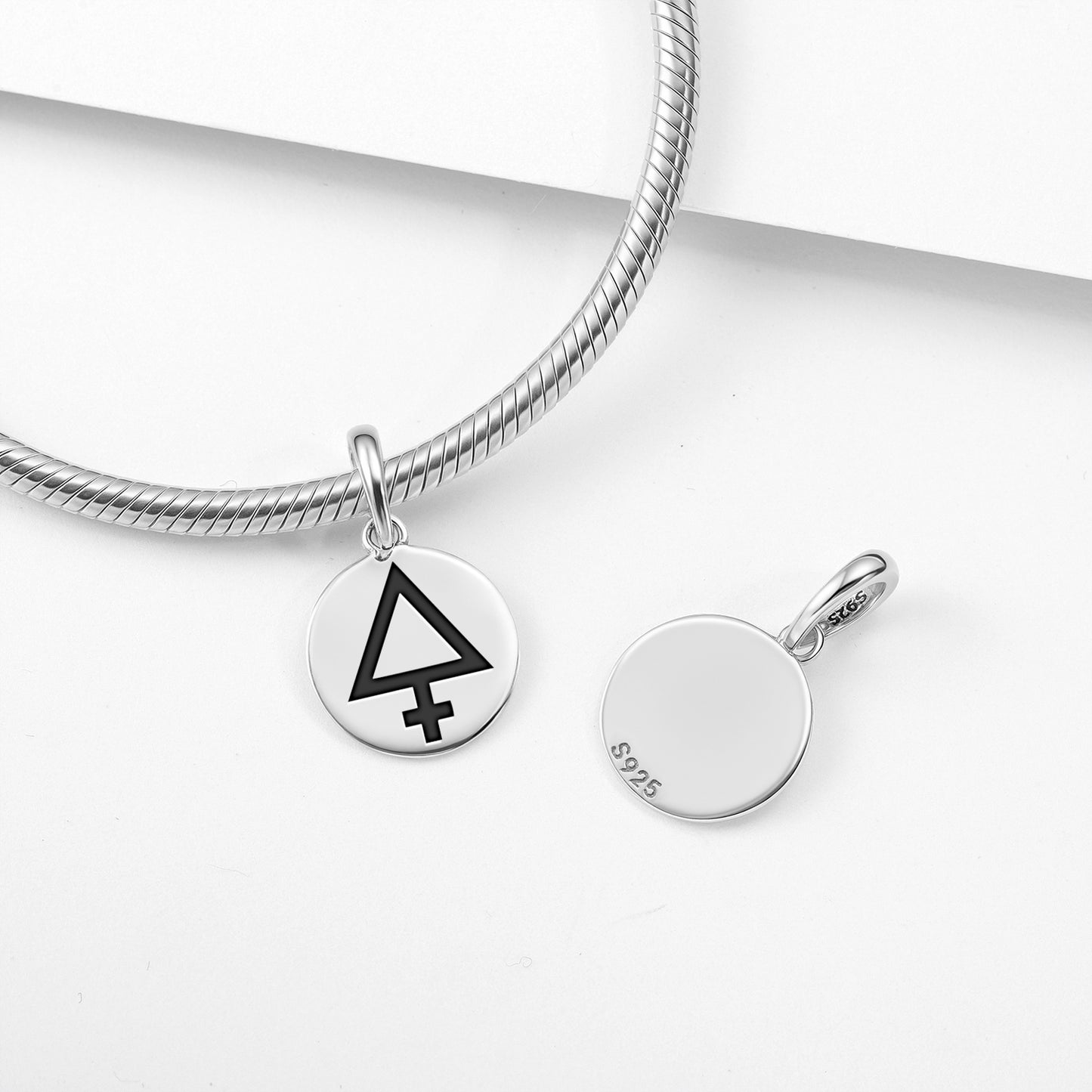 Sulphur Alchemy Symbols Pendant Dangle Charm