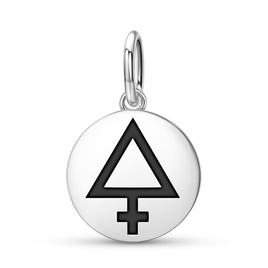 Sulphur Alchemy Symbols Pendant Dangle Charm