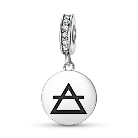 Air Alchemy Symbols Pendant Dangle Charm
