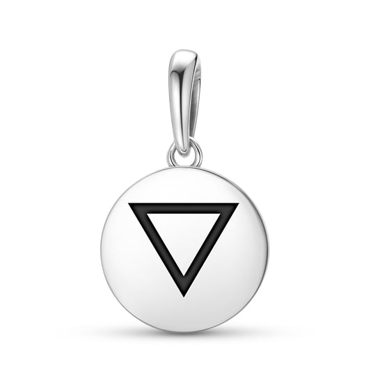 Water Alchemy Symbols Pendant Dangle Charm