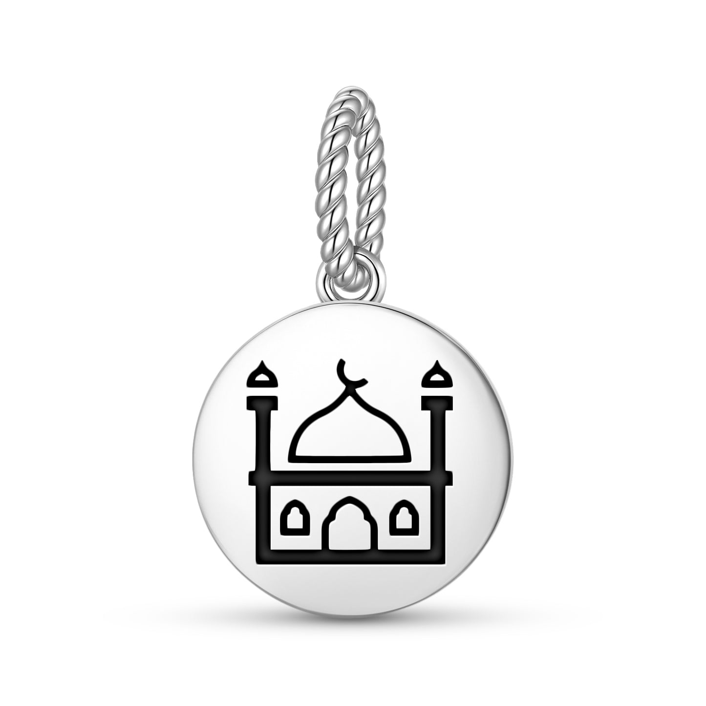 Mosque Islam Symbols Pendant Dangle Charm