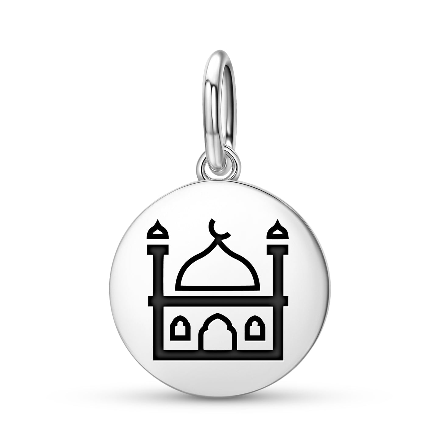 Mosque Islam Symbols Pendant Dangle Charm