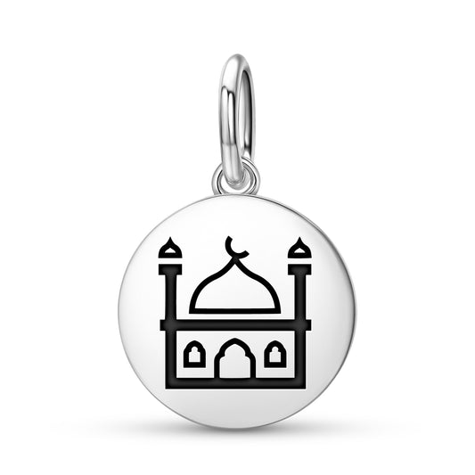 Mosque Islam Symbols Pendant Dangle Charm