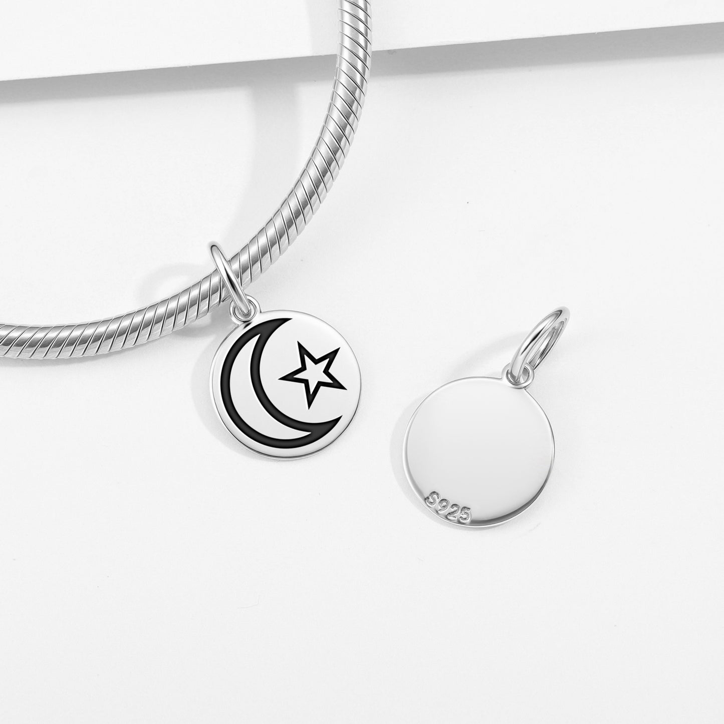 Star and crescent Islam Symbols Pendant Dangle Charm