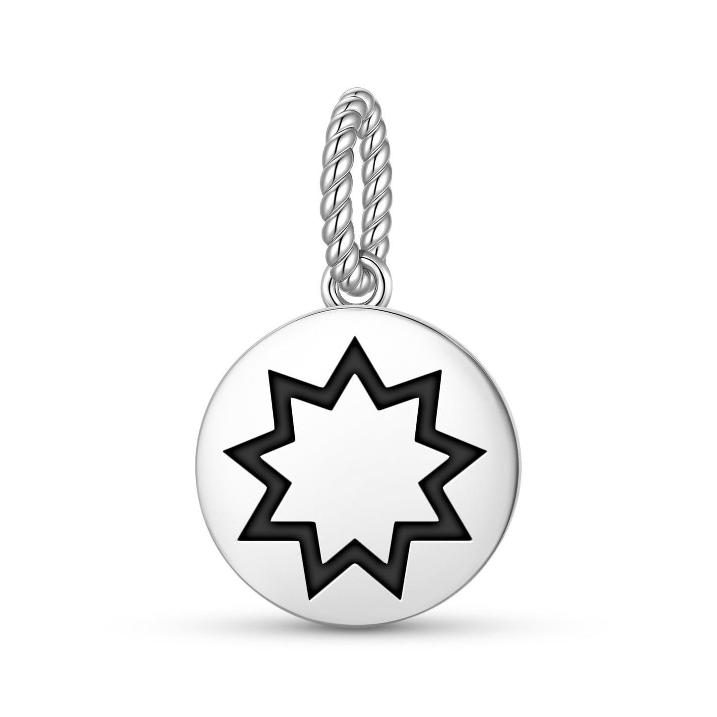 Bahai star Islam Symbols Pendant Dangle Charm
