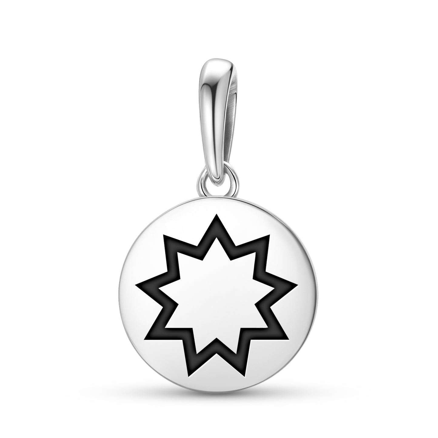 Bahai star Islam Symbols Pendant Dangle Charm