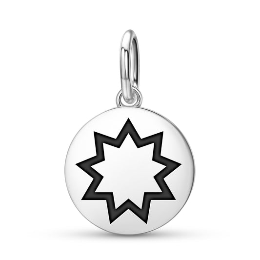 Bahai star Islam Symbols Pendant Dangle Charm