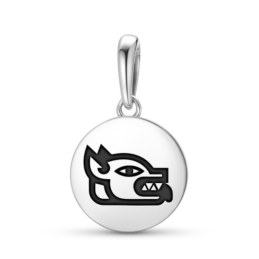Itzcuintli Aztec Symbols Pendant Dangle Charm