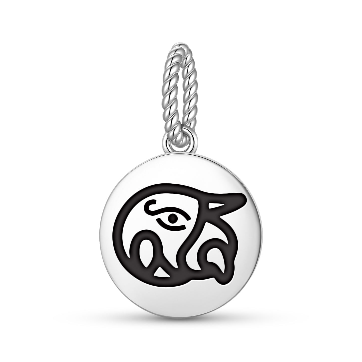 Cozcacuauhtli Aztec Symbols Pendant Dangle Charm