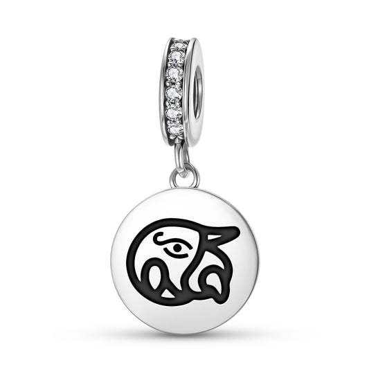 Cozcacuauhtli Aztec Symbols Pendant Dangle Charm