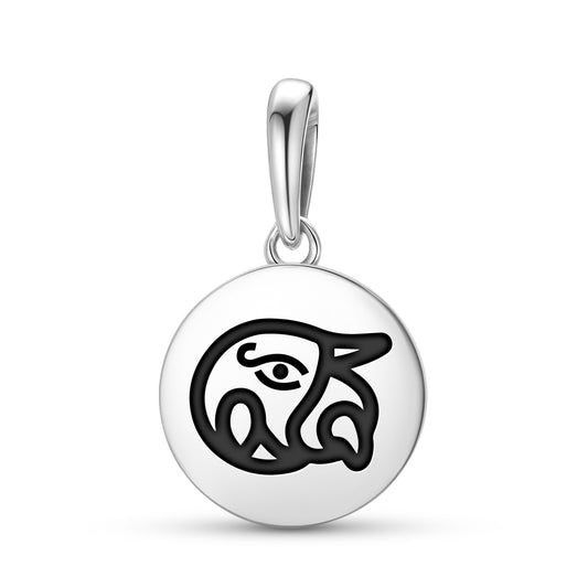 Cozcacuauhtli Aztec Symbols Pendant Dangle Charm