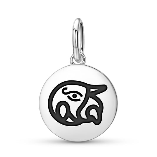 Cozcacuauhtli Aztec Symbols Pendant Dangle Charm