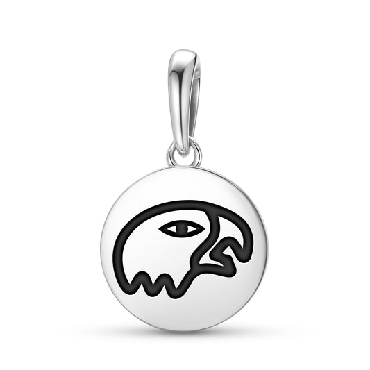 Cuauhtli Aztec Symbols Pendant Dangle Charm