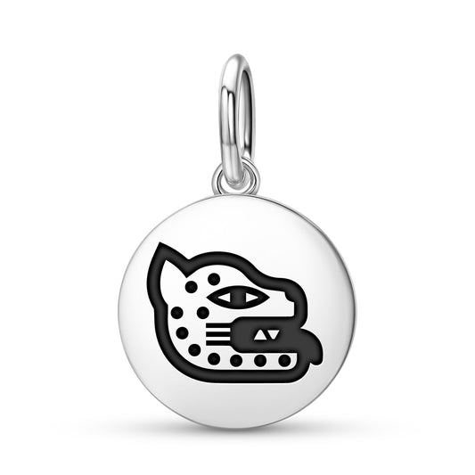 Ocelotl Aztec Symbols Pendant Dangle Charm