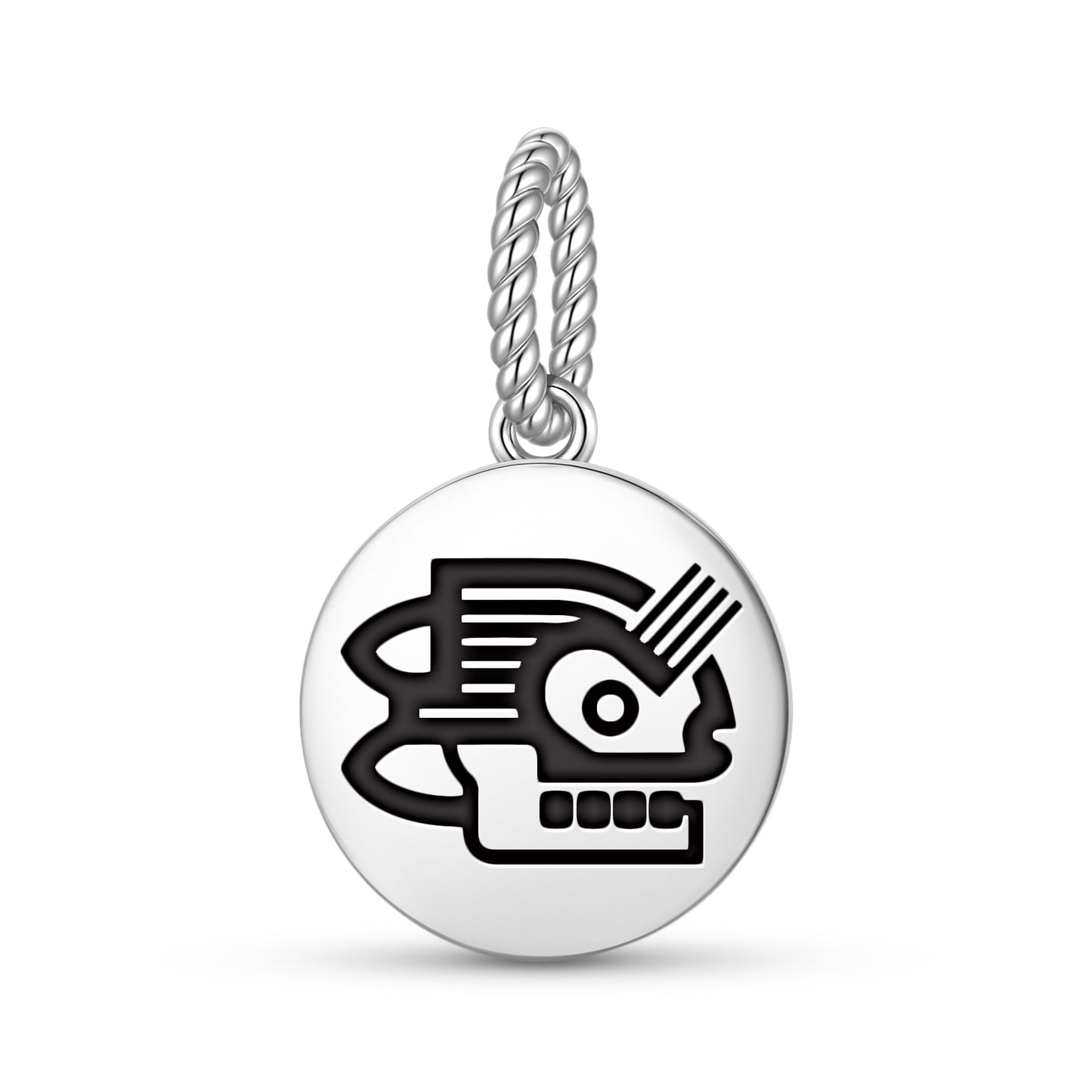 Malinalli Aztec Symbols Pendant Dangle Charm