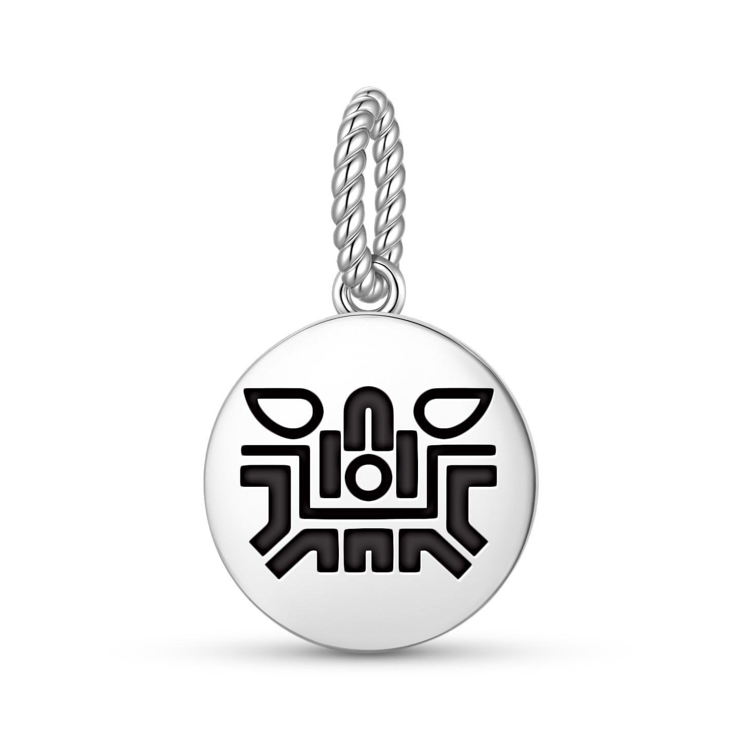 Atl Aztec Symbols Pendant Dangle Charm