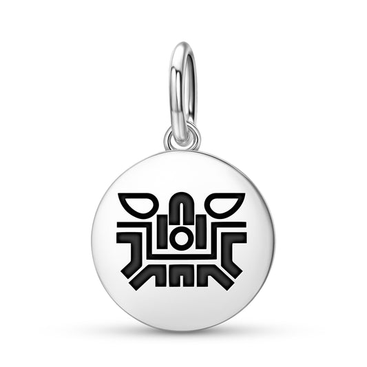 Atl Aztec Symbols Pendant Dangle Charm