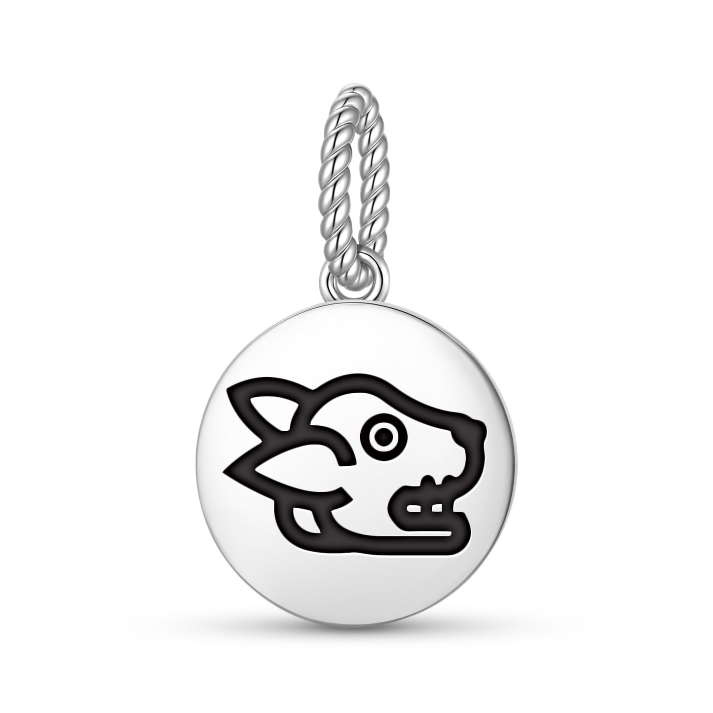 Tochtli Aztec Symbols Pendant Dangle Charm