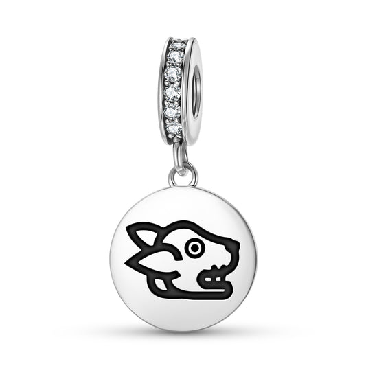 Tochtli Aztec Symbols Pendant Dangle Charm