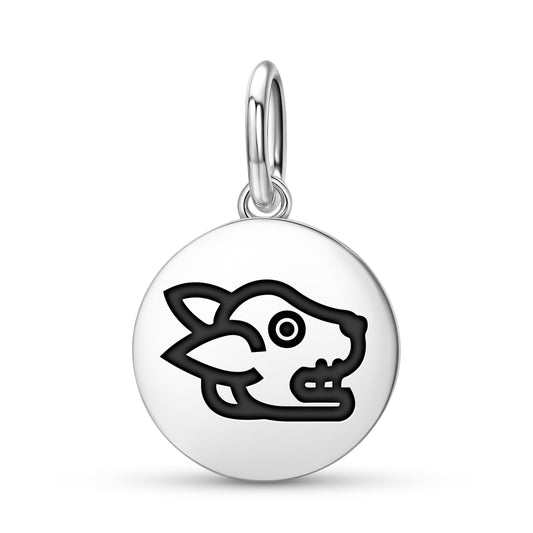 Tochtli Aztec Symbols Pendant Dangle Charm