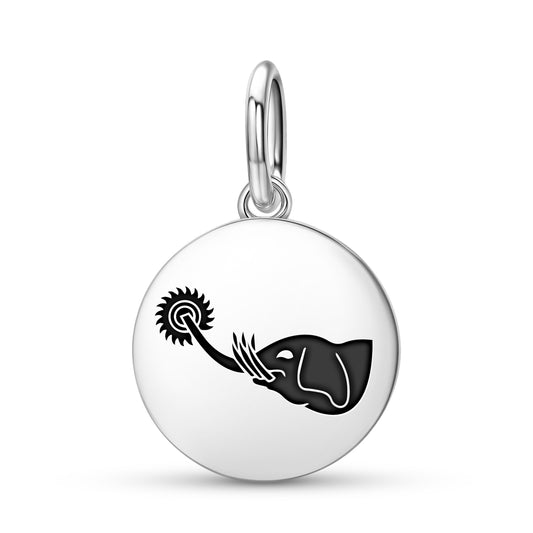 Airavarta – Six tusked Elephant Buddhist Symbols Pendant Dangle Charm