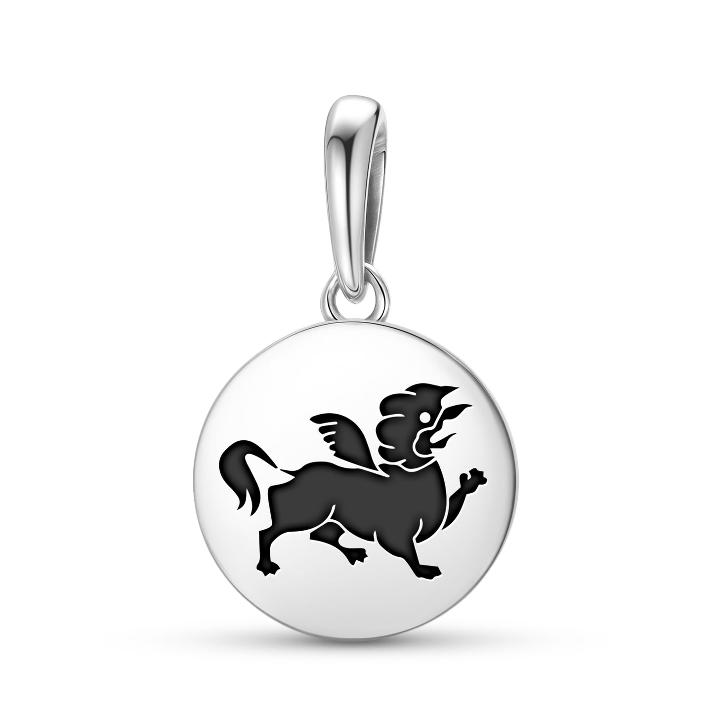 Garuda lion – The Three Victorious Creatures of Harmony Buddhist Symbols Pendant Dangle Charm