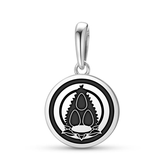 Triratna Buddhist Symbols Pendant Dangle Charm