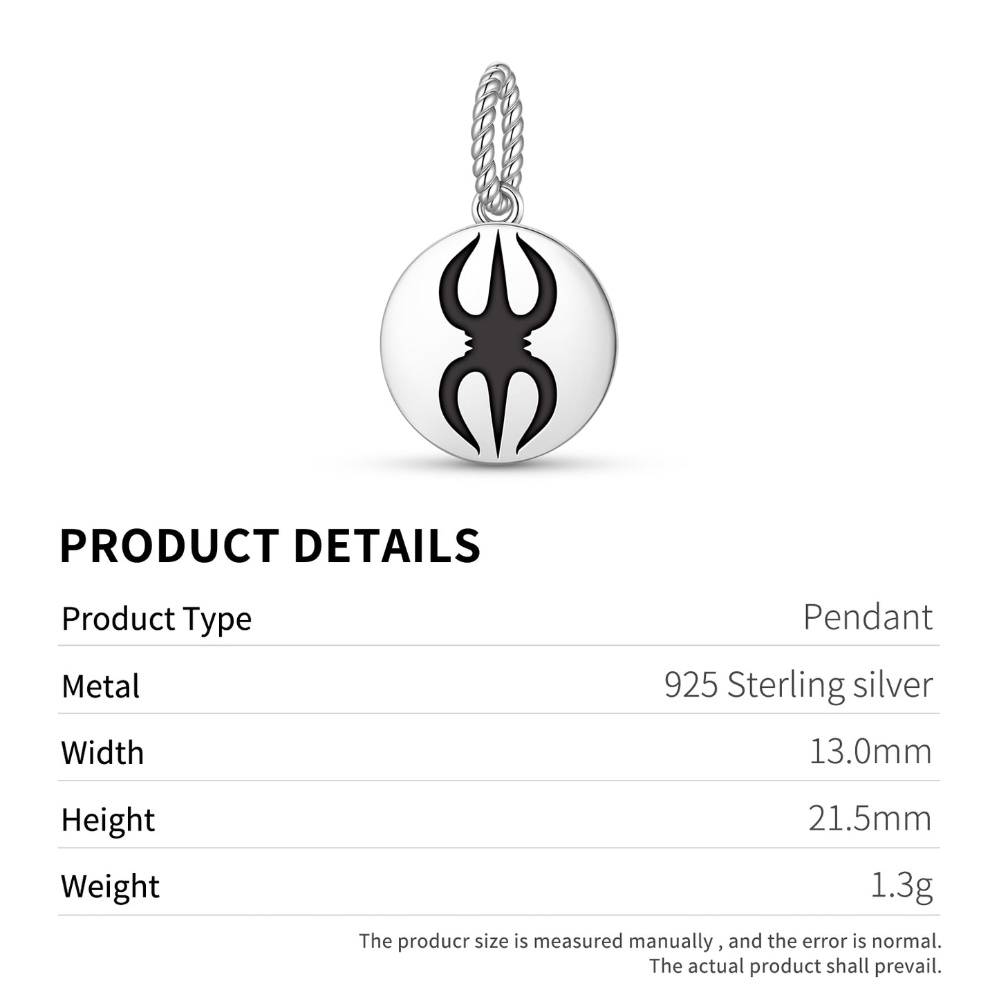 Vajra Buddhist Symbols Pendant Dangle Charm