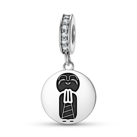 Jizo Buddhist Symbols Pendant Dangle Charm