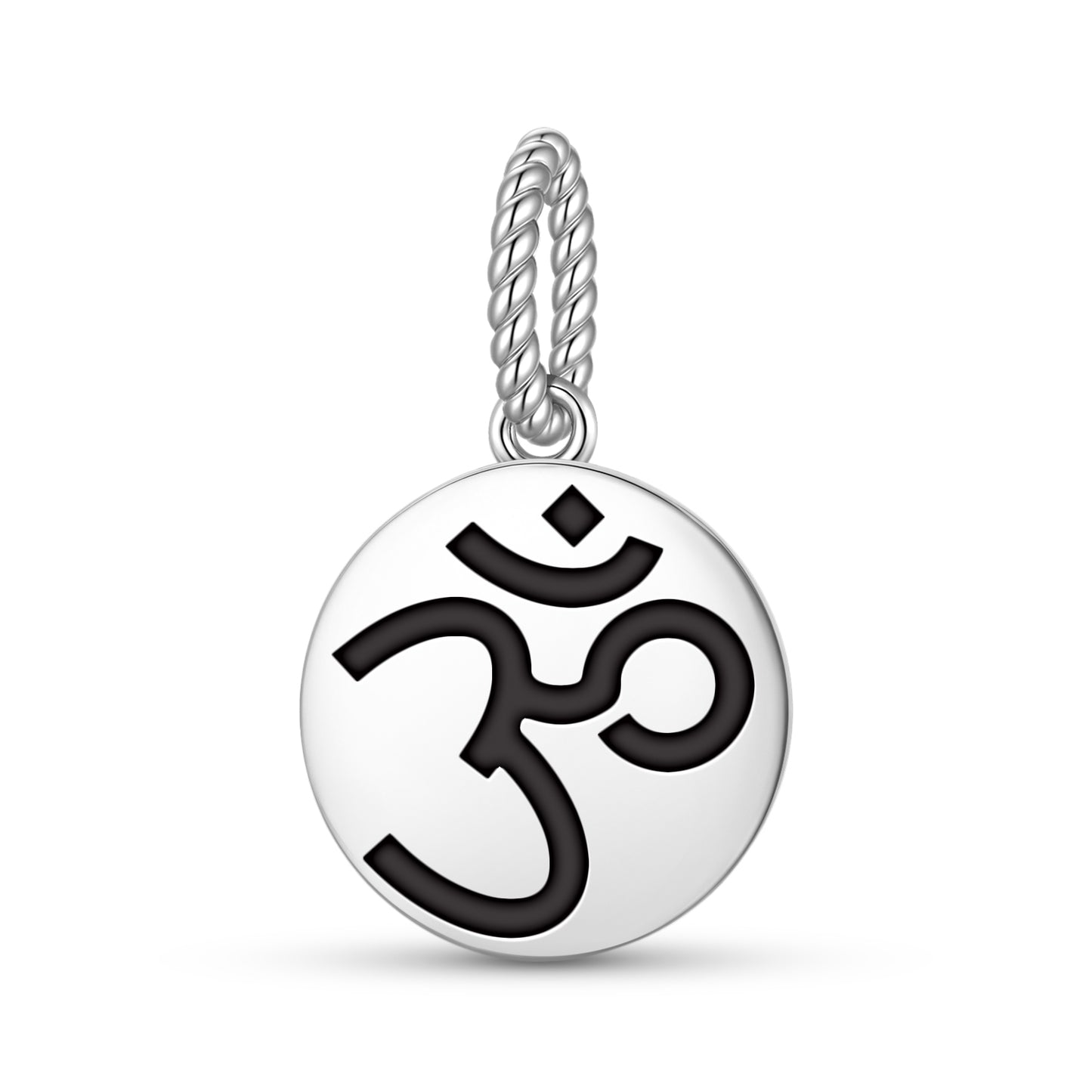 Om Buddhist Symbols Pendant Dangle Charm