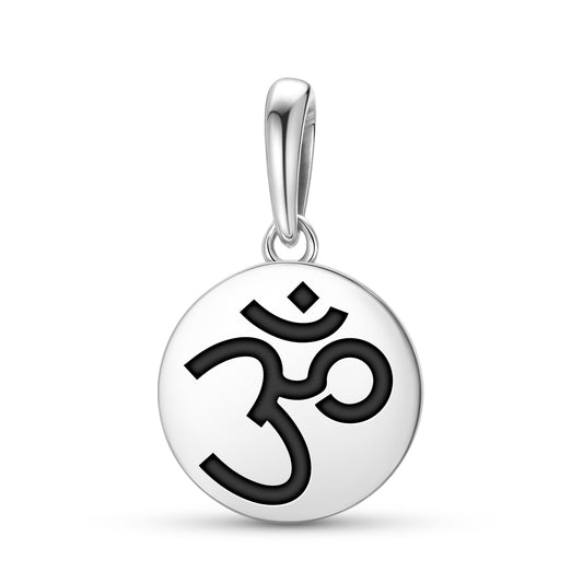 Om Buddhist Symbols Pendant Dangle Charm