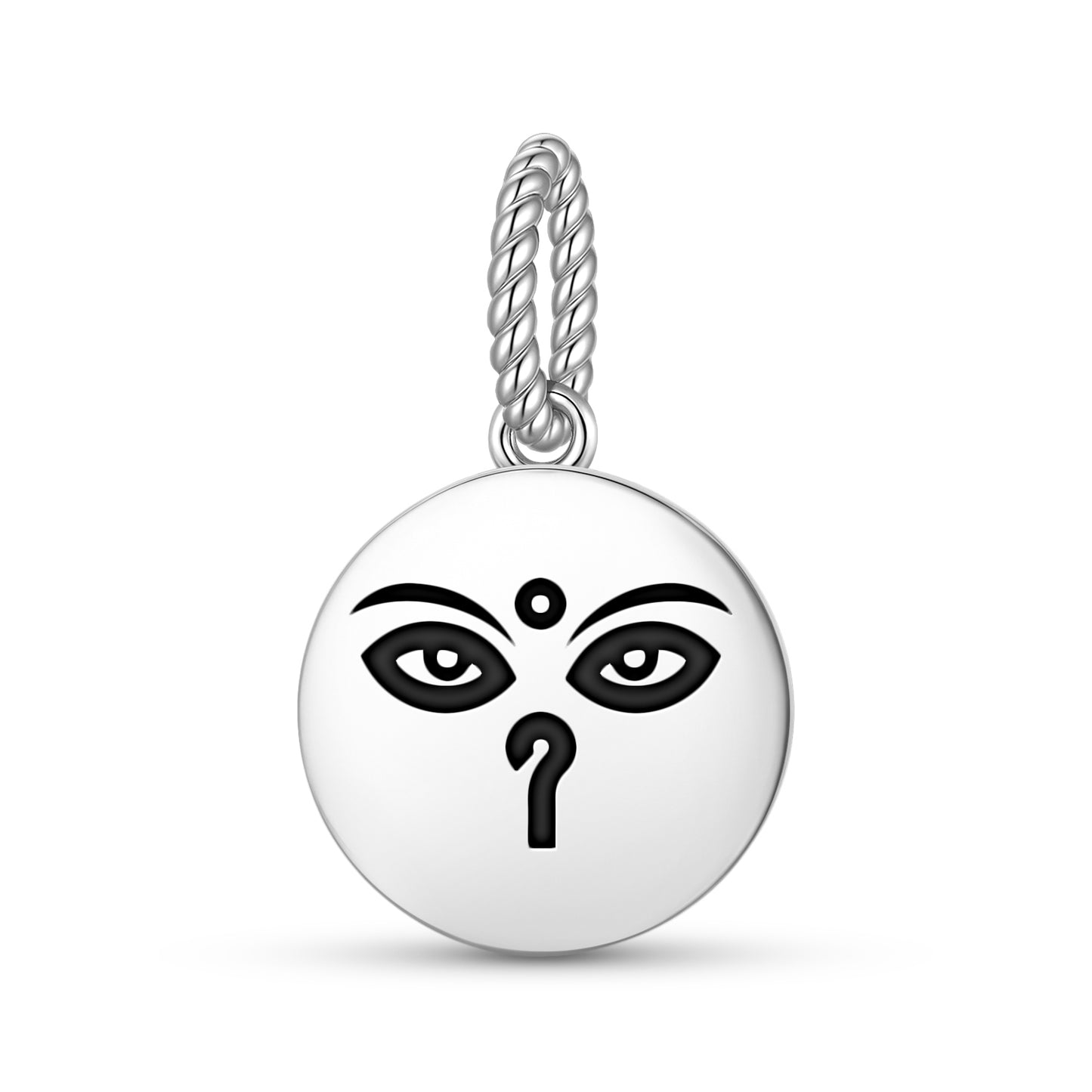 Buddha Eyes Buddhist Symbols Pendant Dangle Charm