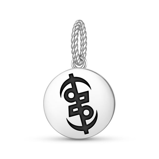 Okuafo Pa Adinkra Symbols Pendant Dangle Charm