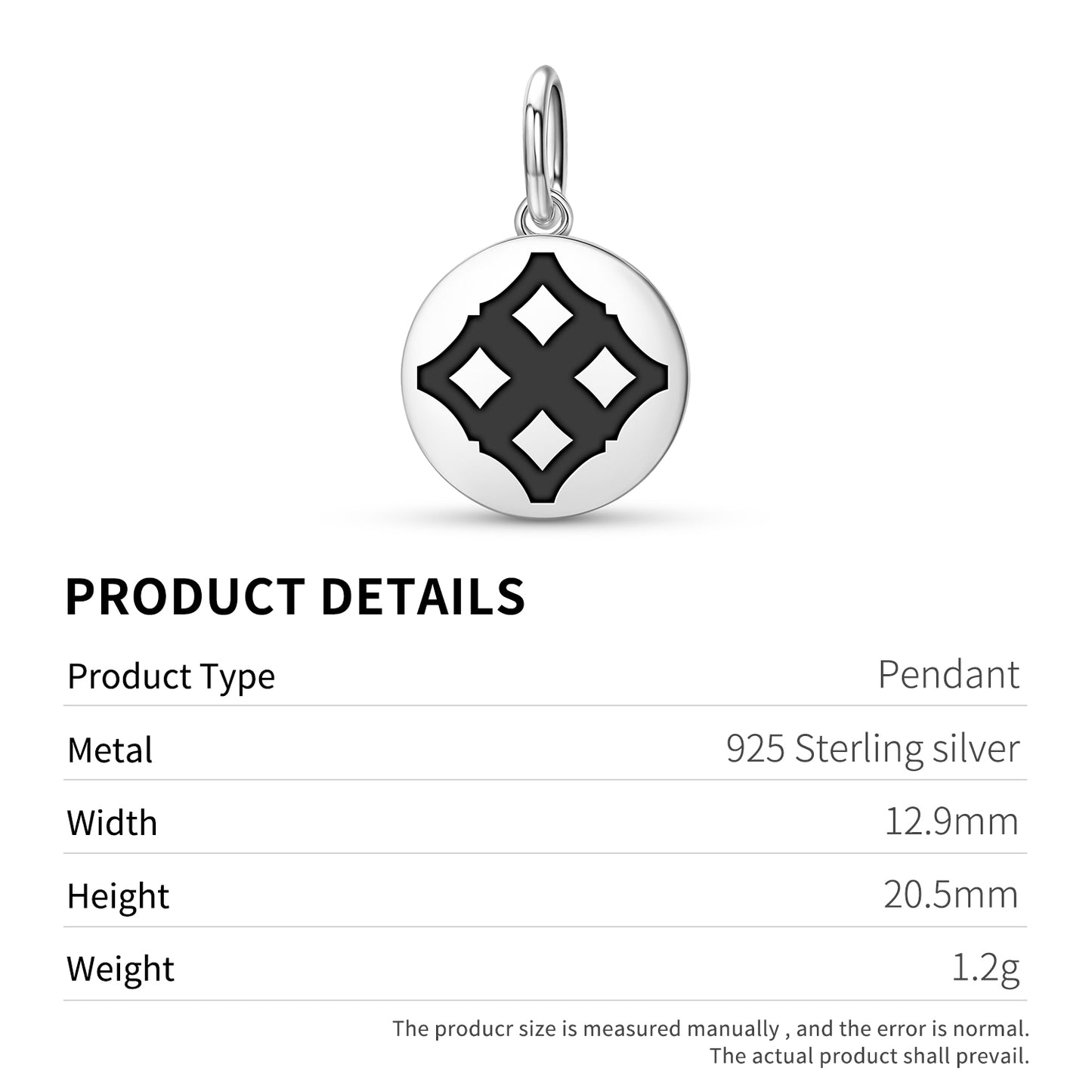 Eban Adinkra Symbols Pendant Dangle Charm